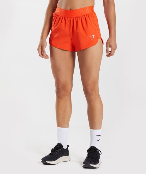 Women's Gymshark Training Loose Fit Shorts Orange | NZ 6SFTLV